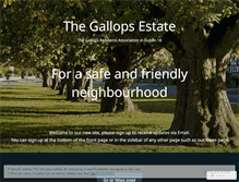 Tablet Screenshot of gallops.ie